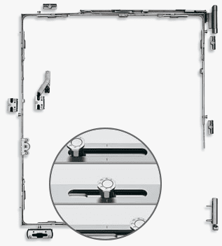 Octagonal locking pin