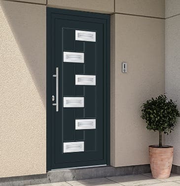 Modern Range PVC Entrance Doors