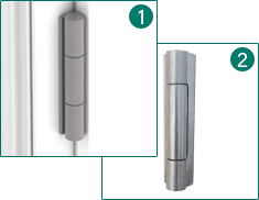 Hinge for doors